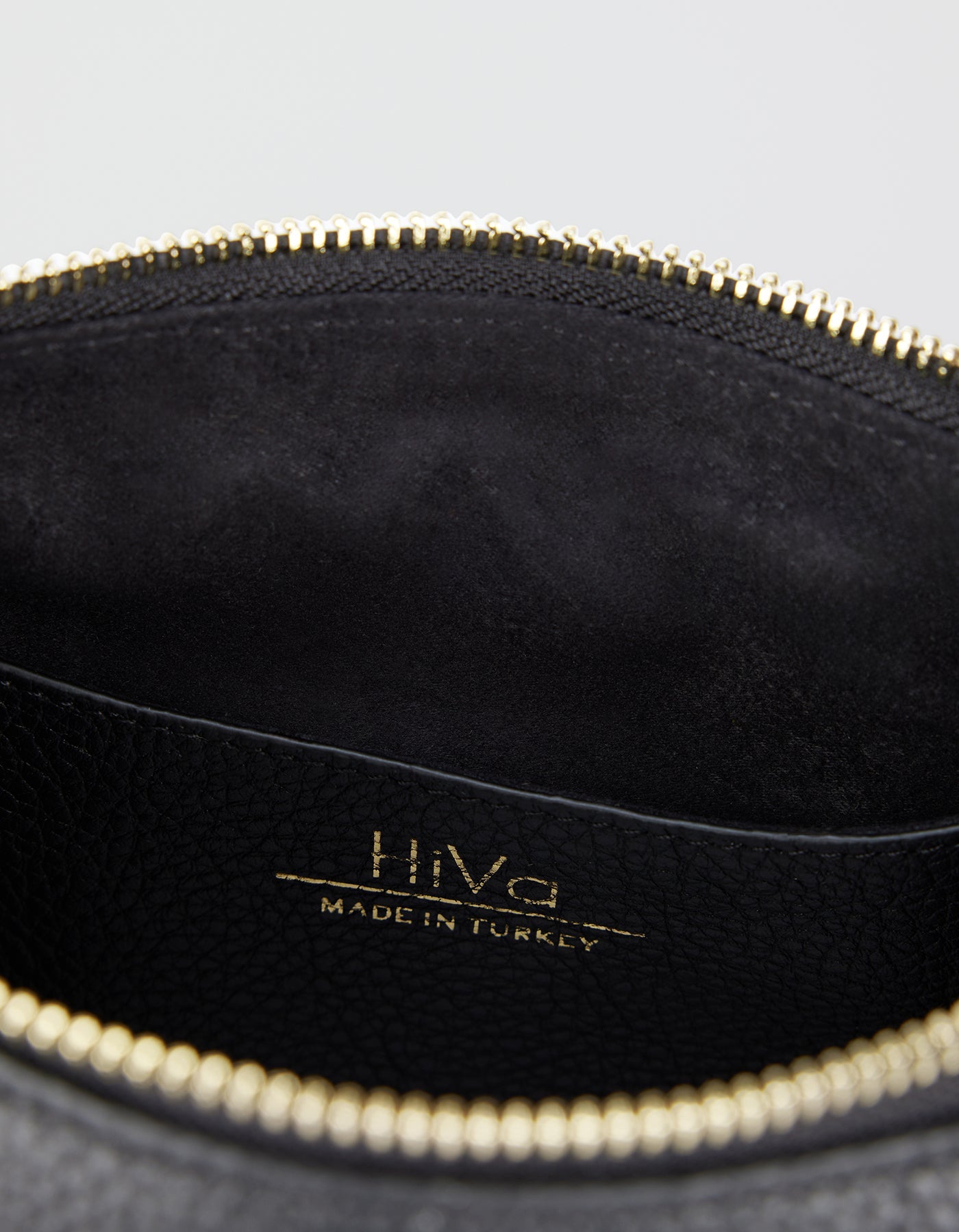 HiVa Atelier | Midi Croissant Bag Black | Beautiful and Versatile Leather Accessories