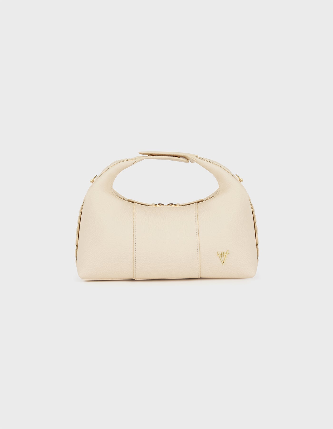 HiVa Atelier | Midi Croissant Bag Bone | Beautiful and Versatile Leather Accessories