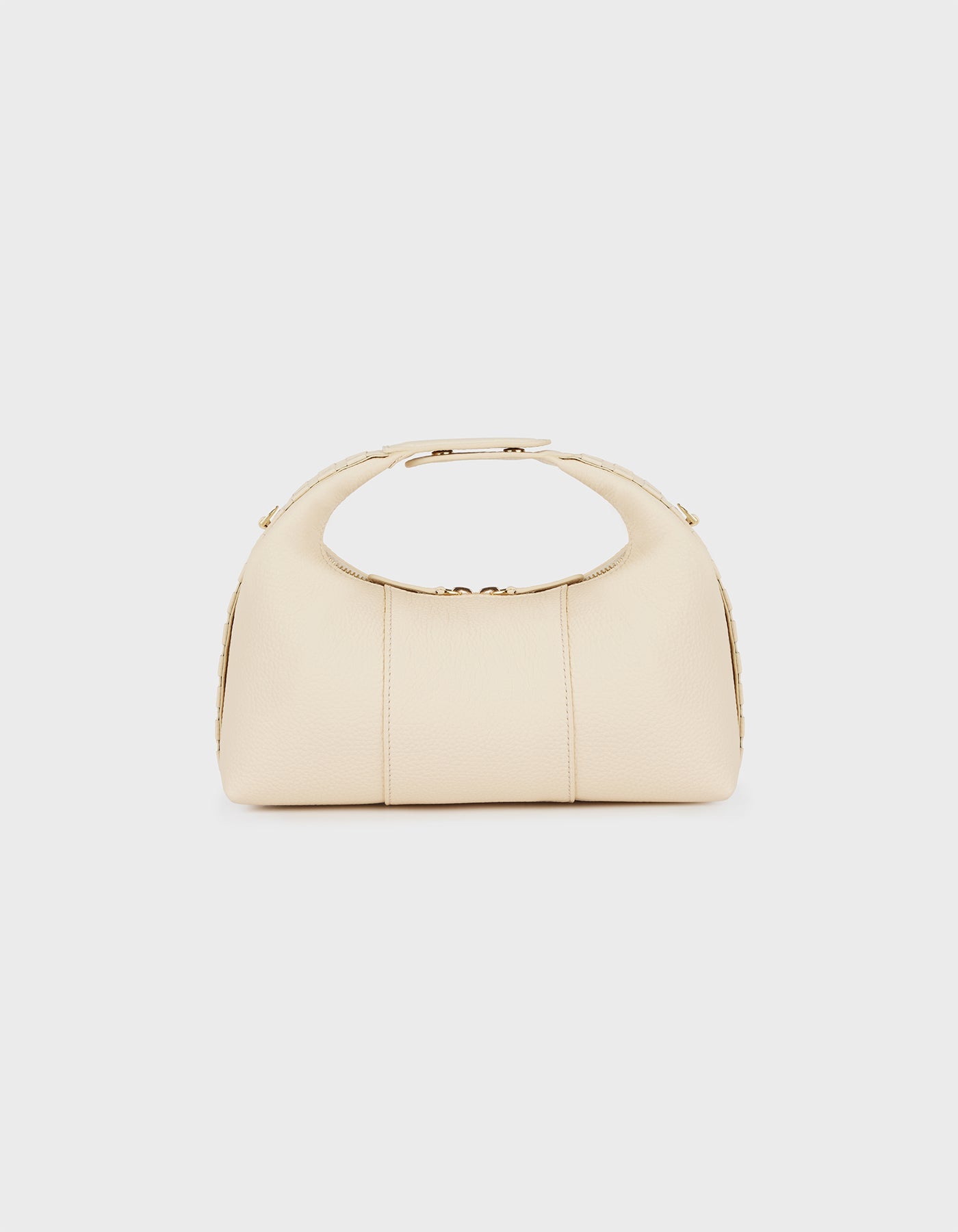 HiVa Atelier | Midi Croissant Bag Bone | Beautiful and Versatile Leather Accessories