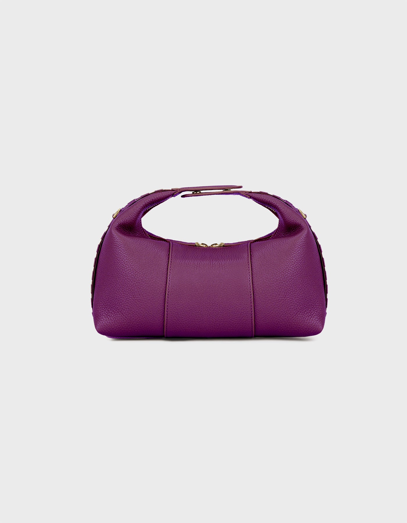 HiVa Atelier | Midi Croissant Bag Midnight Plum | Beautiful and Versatile Leather Accessories