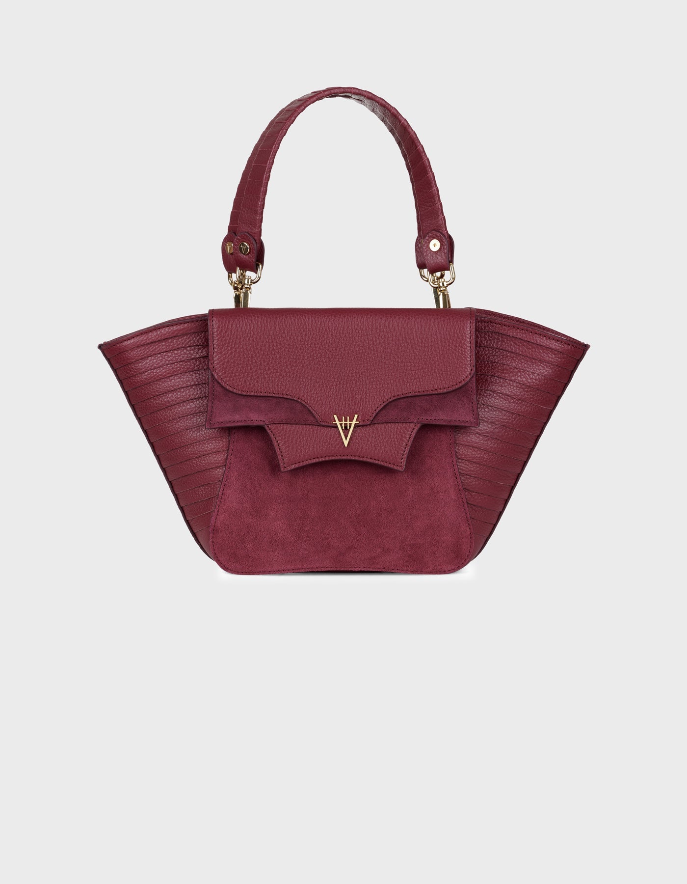 Hiva Atelier | Orbis Midi Tote Bag Burgundy | Beautiful and Versatile Leather Accessories