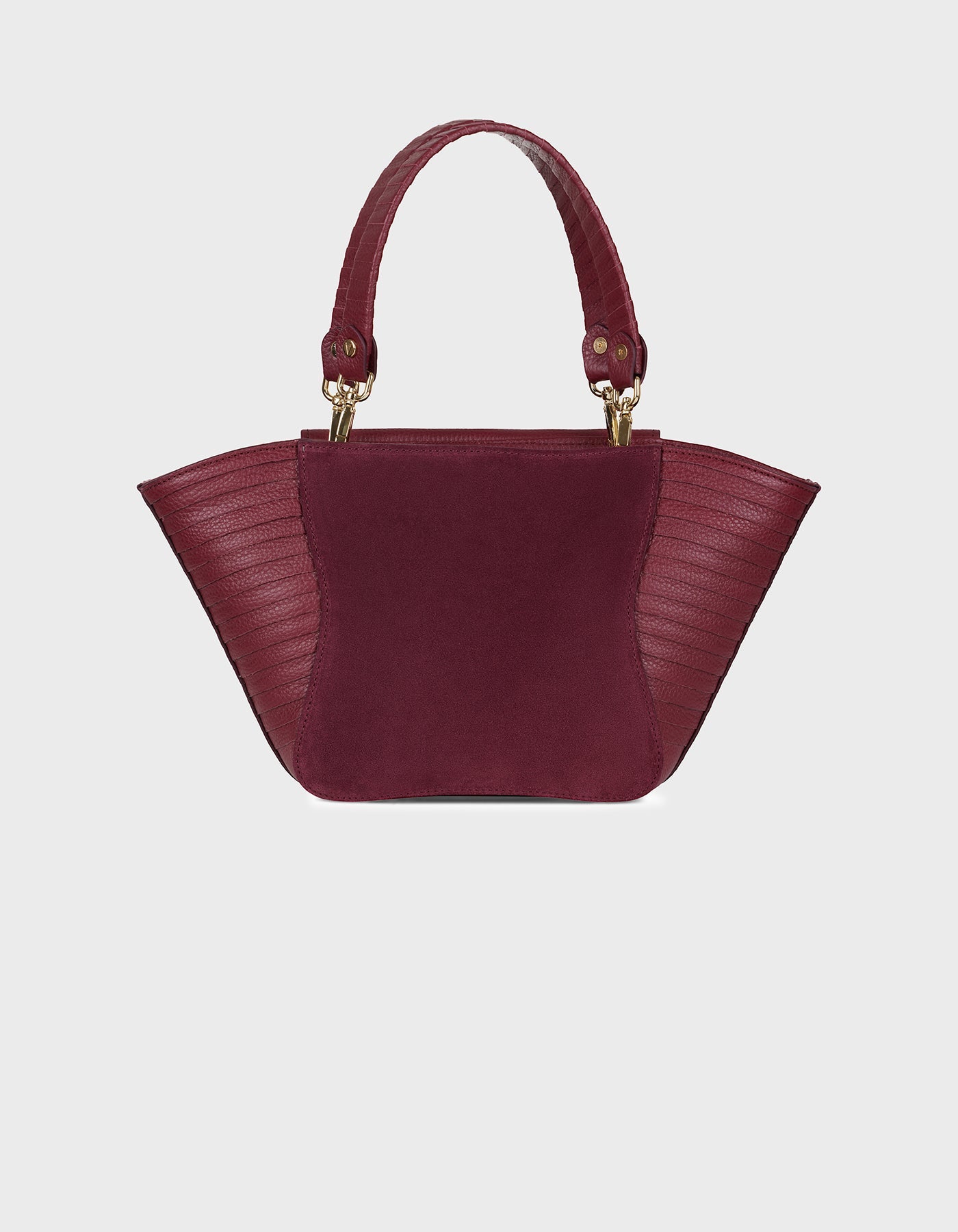 Hiva Atelier | Orbis Midi Tote Bag Burgundy | Beautiful and Versatile Leather Accessories