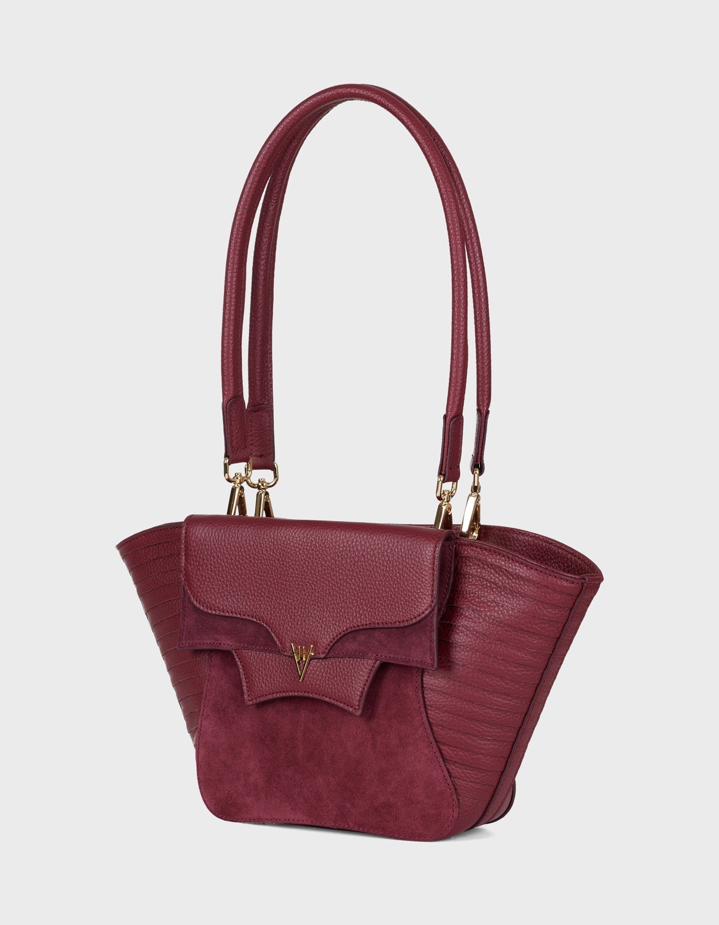 Hiva Atelier | Orbis Midi Tote Bag Burgundy | Beautiful and Versatile Leather Accessories