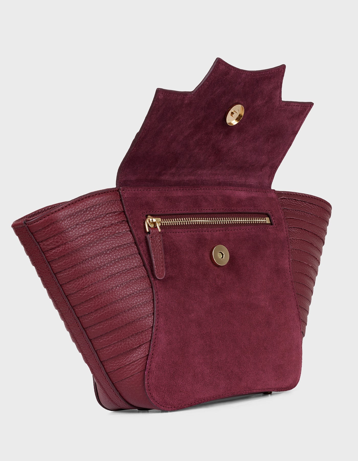 Hiva Atelier | Orbis Midi Tote Bag Burgundy | Beautiful and Versatile Leather Accessories