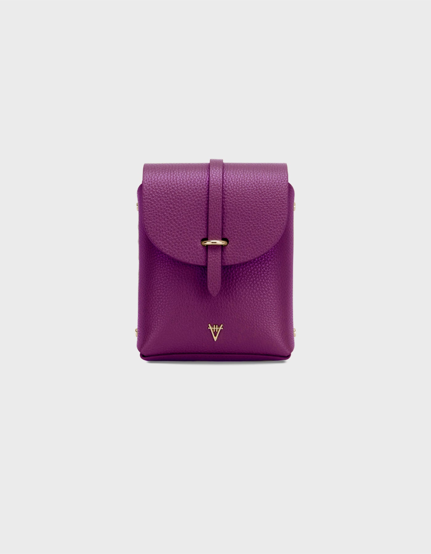 Hiva Atelier | Mini Astrum Shoulder Bag Midnight Plum | Beautiful and Versatile Leather Accessories