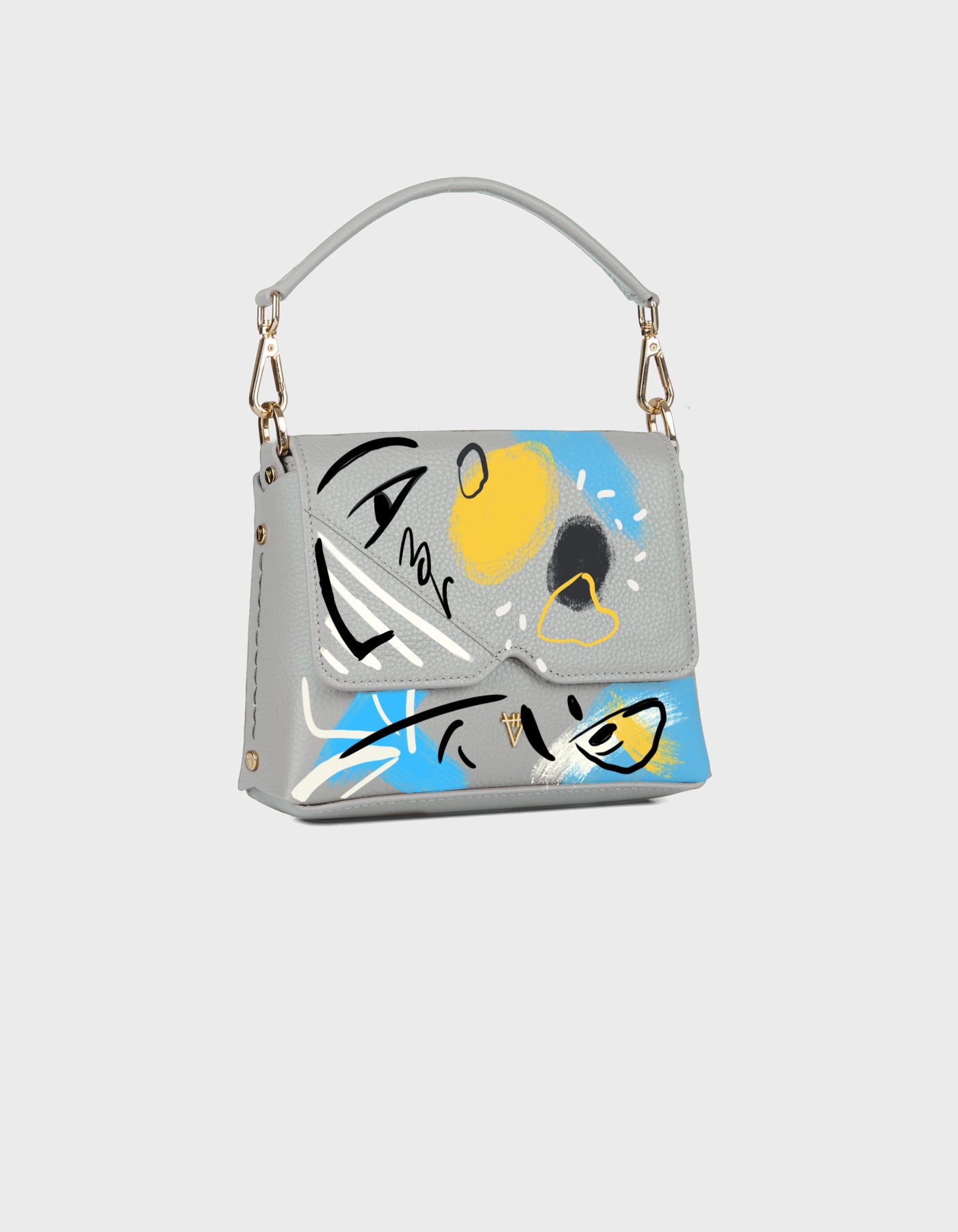 Mini Mare Shoulder Bag - Hand-Painted