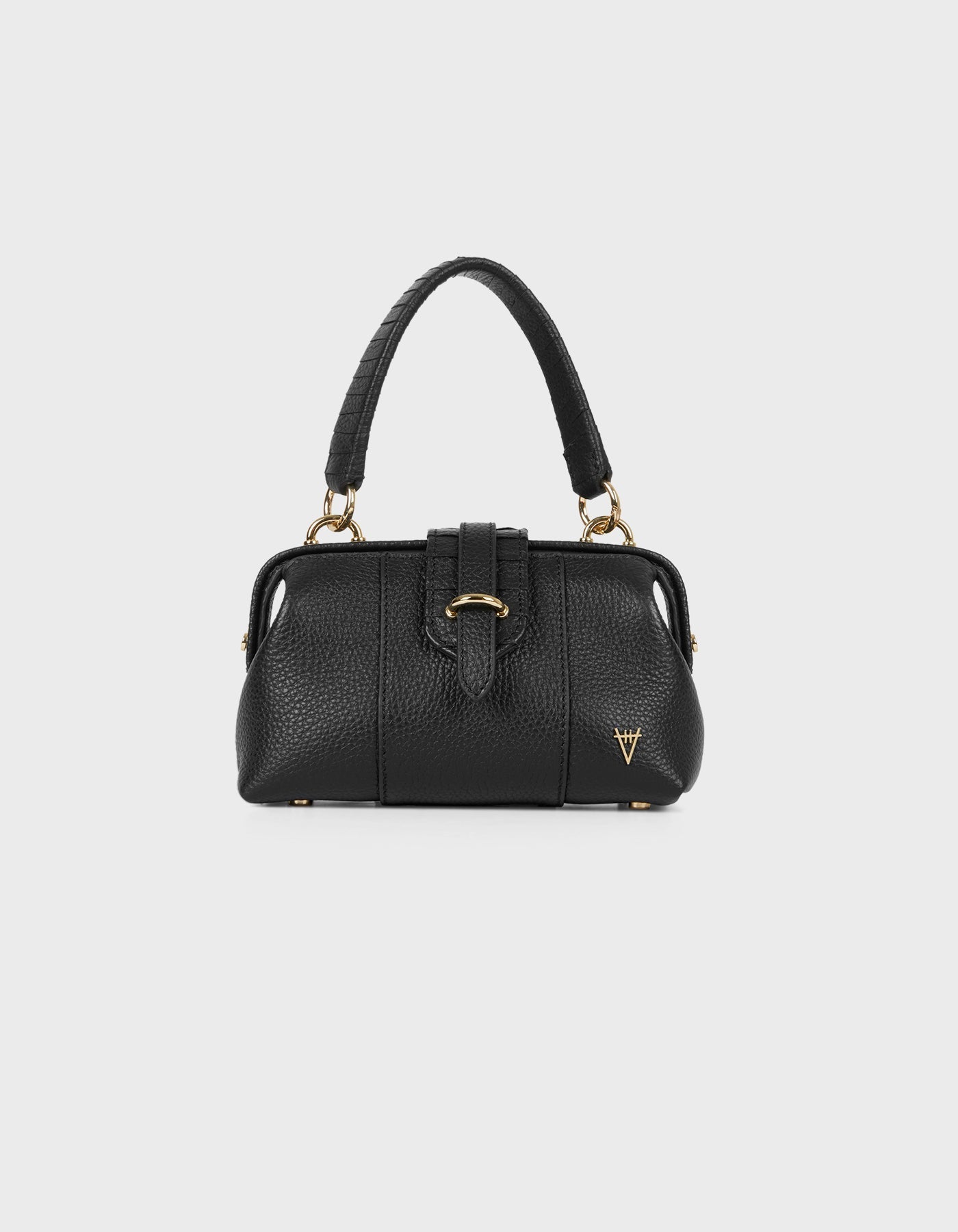 HiVa Atelier | Mini Nubes Doctor Bag Black | Beautiful and Versatile Leather Accessories