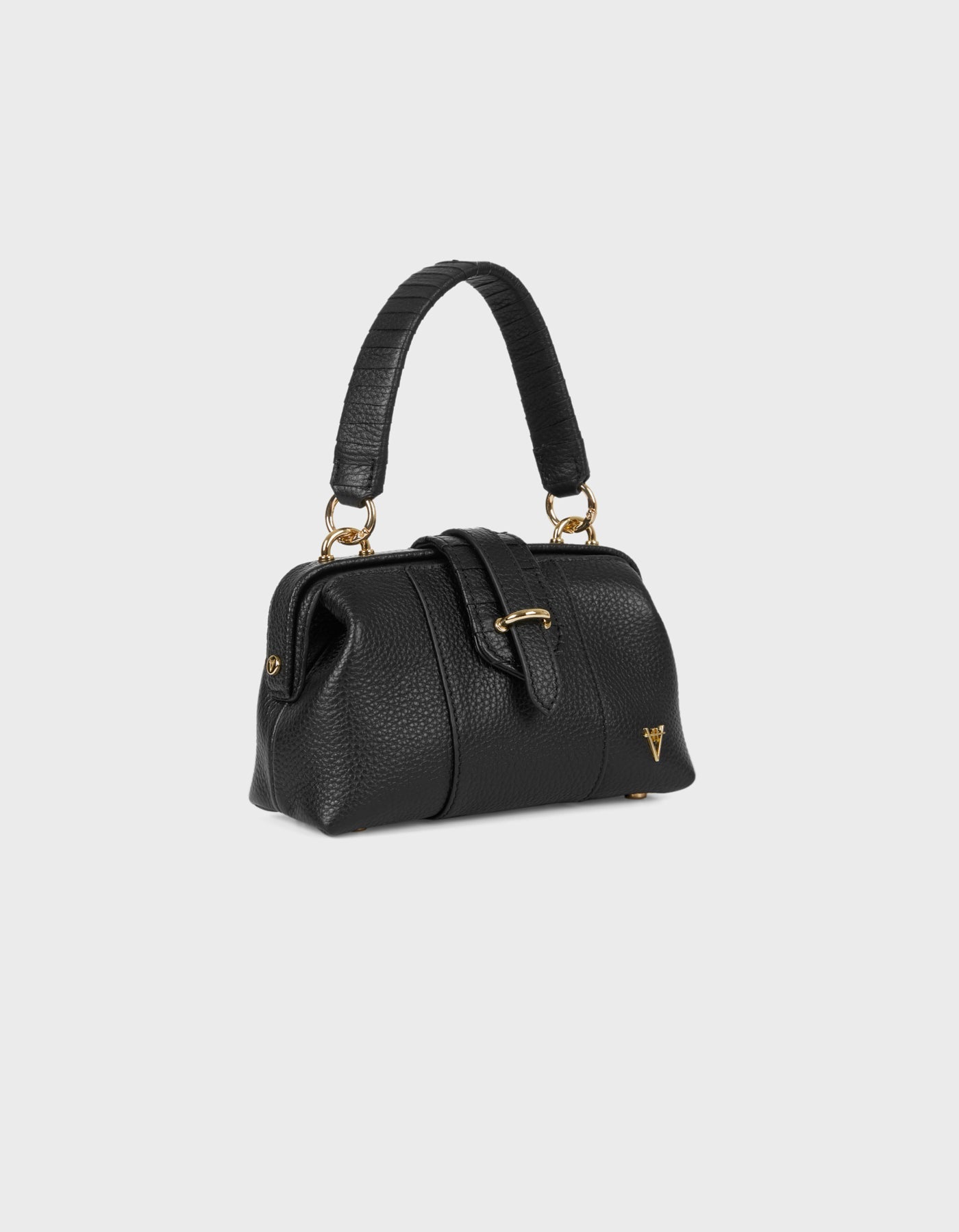 HiVa Atelier | Mini Nubes Doctor Bag Black | Beautiful and Versatile Leather Accessories