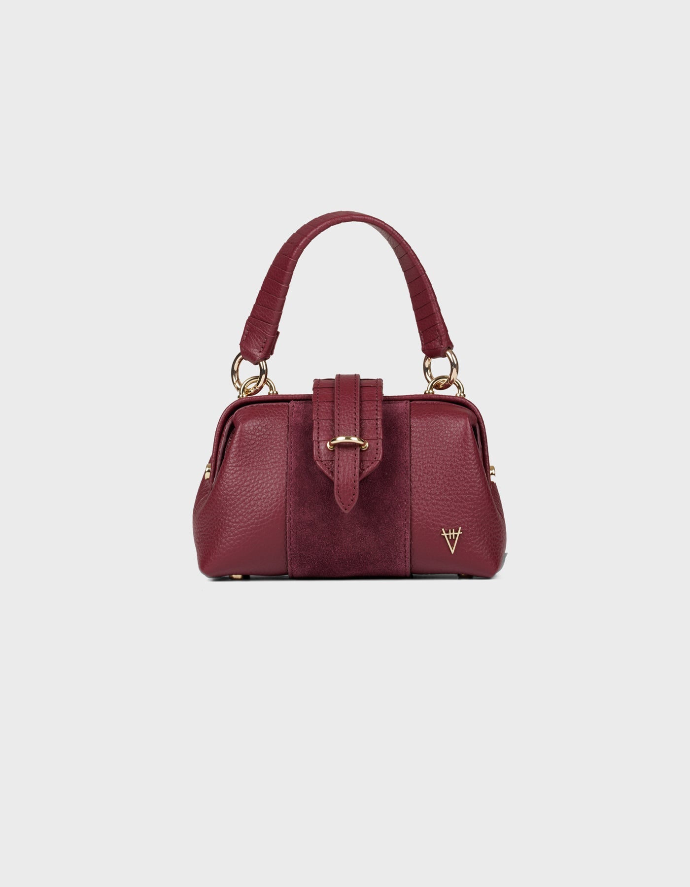 HiVa Atelier | Mini Nubes Doctor Bag Burgundy | Beautiful and Versatile Leather Accessories