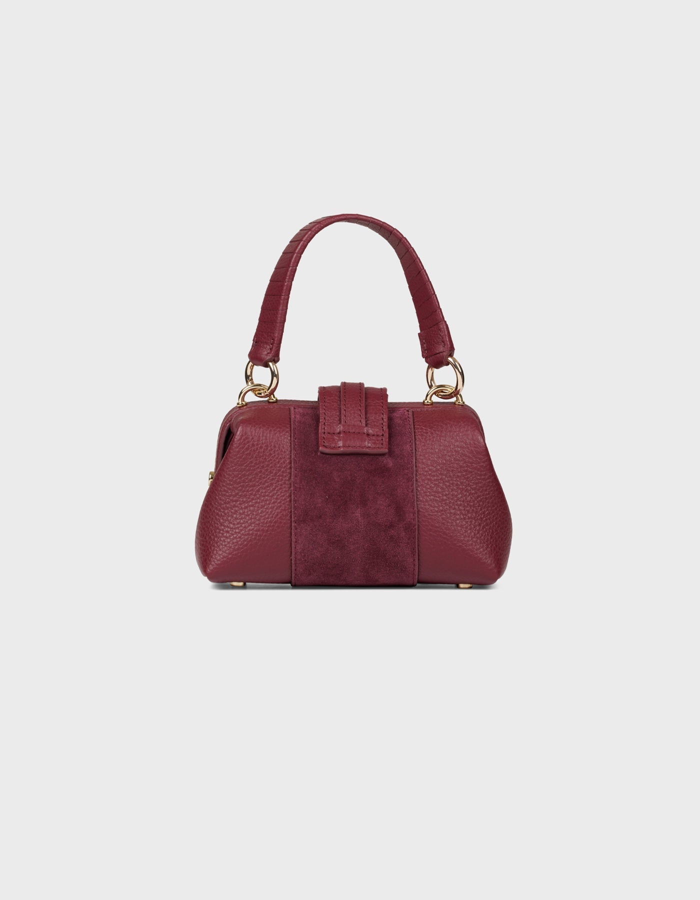 HiVa Atelier | Mini Nubes Doctor Bag Burgundy | Beautiful and Versatile Leather Accessories