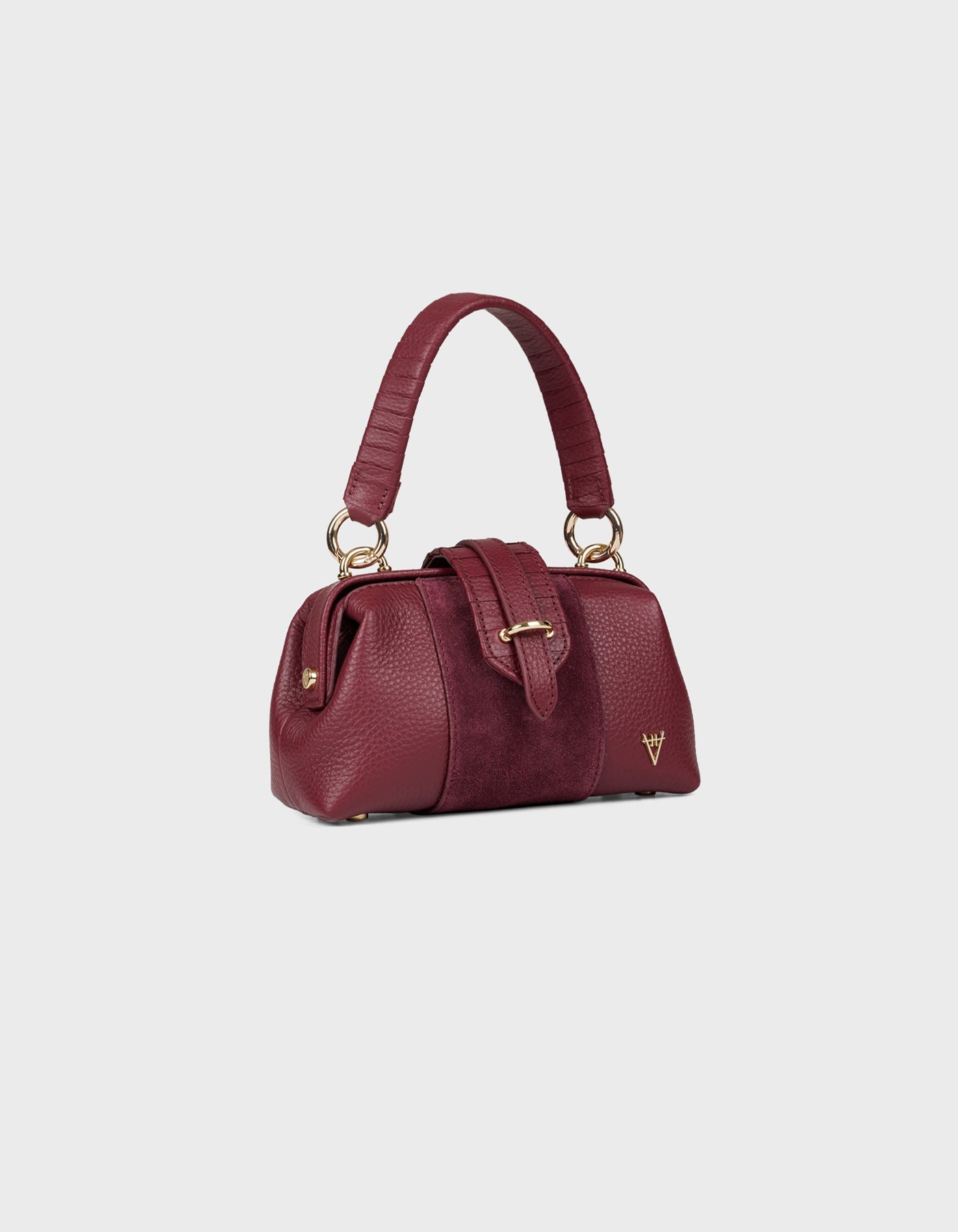 HiVa Atelier | Mini Nubes Doctor Bag Burgundy | Beautiful and Versatile Leather Accessories