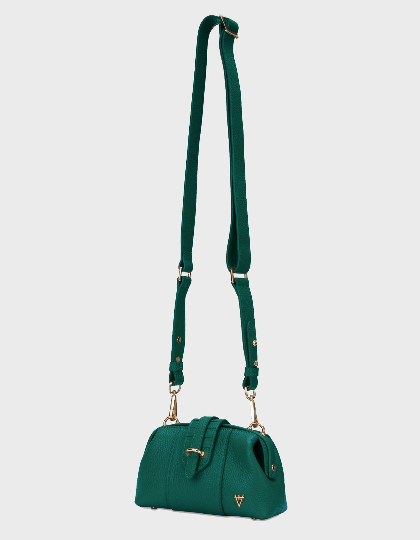 HiVa Atelier | Mini Nubes Doctor Bag Forest Green | Beautiful and Versatile Leather Accessories