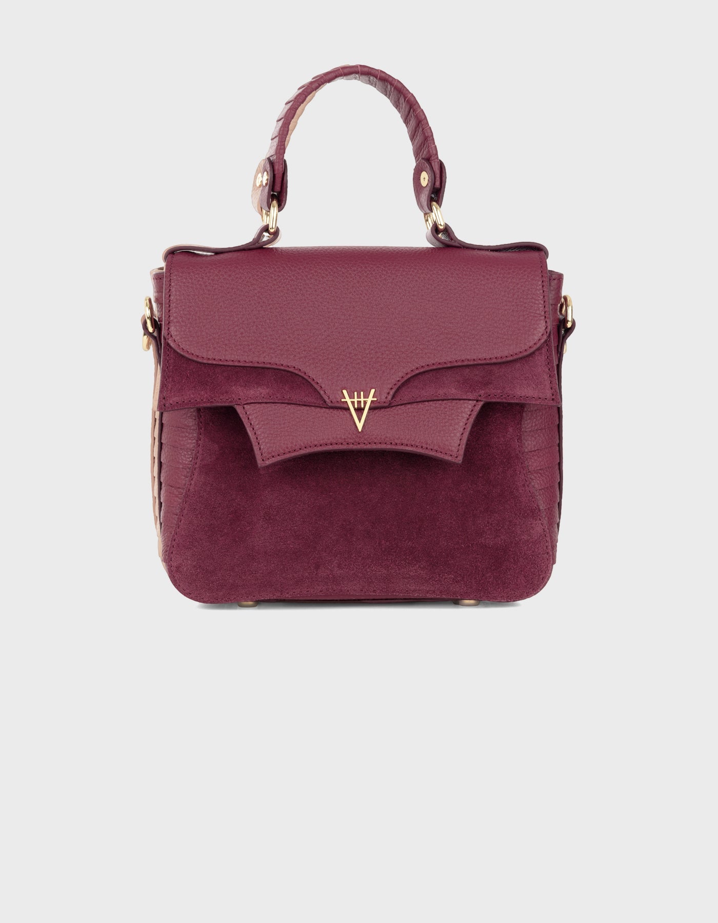 Hiva Atelier | Mini Orbis Shoulder Bag Burgundy | Beautiful and Versatile Leather Accessories