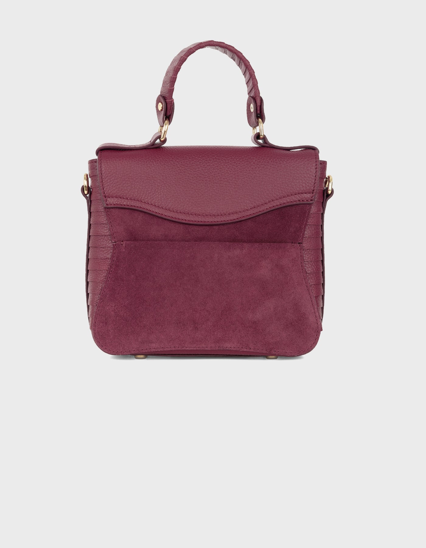 Hiva Atelier | Mini Orbis Shoulder Bag Burgundy | Beautiful and Versatile Leather Accessories