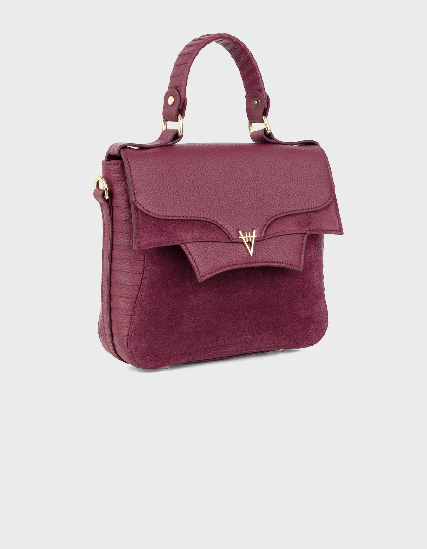 Hiva Atelier | Mini Orbis Shoulder Bag Burgundy | Beautiful and Versatile Leather Accessories