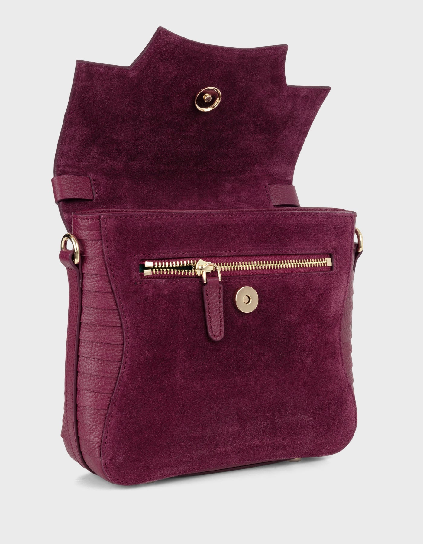 Hiva Atelier | Mini Orbis Shoulder Bag Burgundy | Beautiful and Versatile Leather Accessories