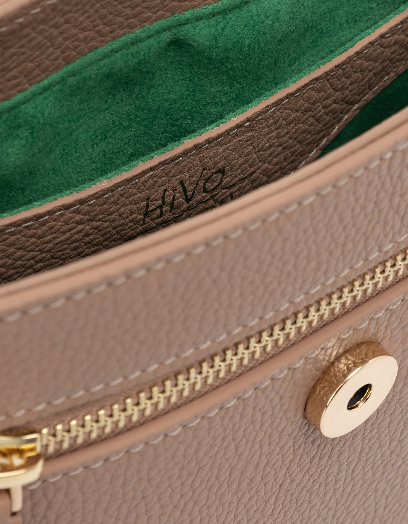 Hiva Atelier | Mini Orbis Shoulder Bag Peach Sand | Beautiful and Versatile