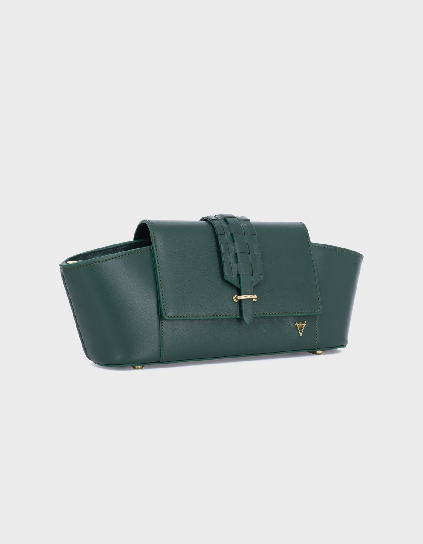 HiVa Atelier | Navis Shoulder Bag Deep Emerald | Beautiful and Versatile Leather Accessories