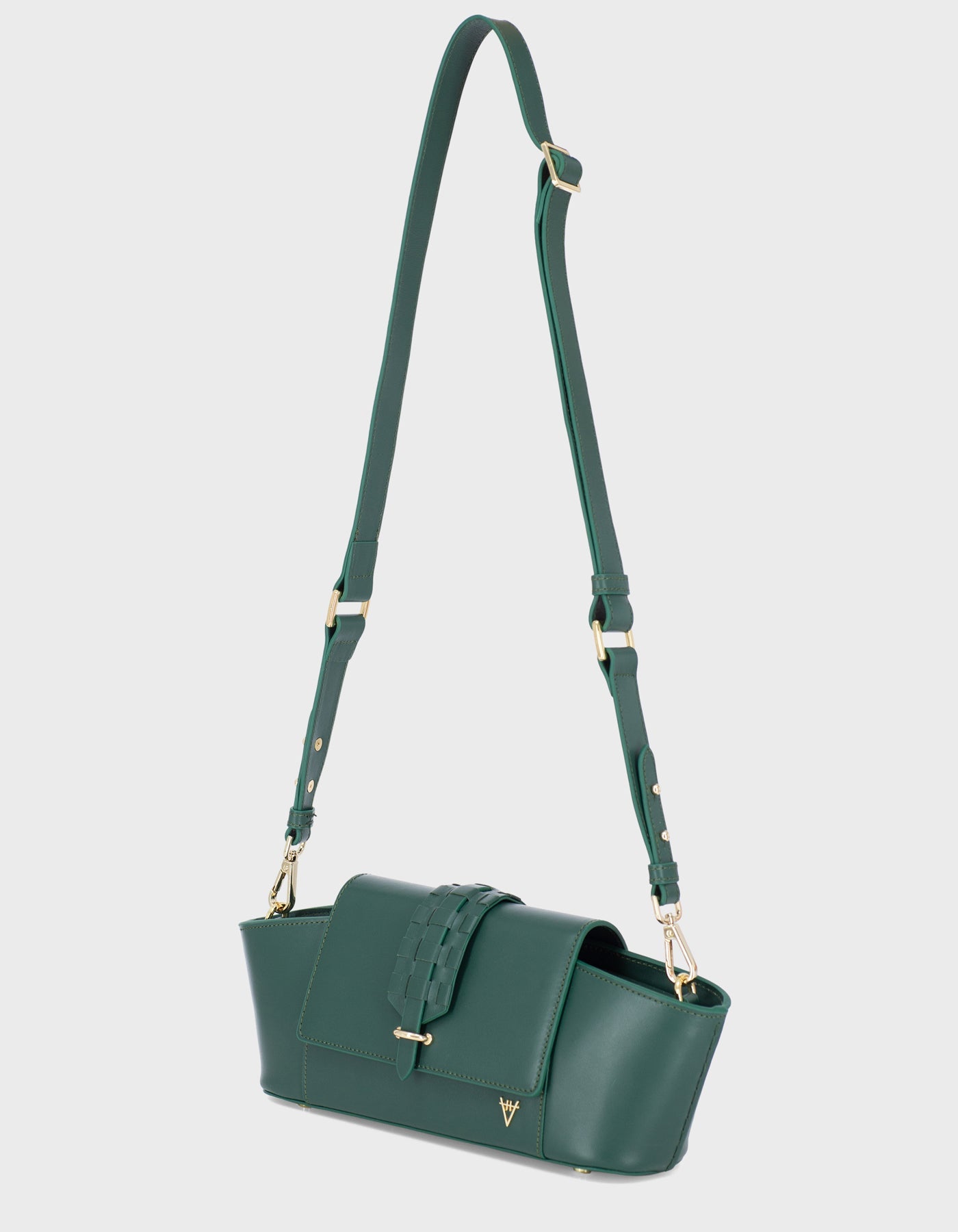 HiVa Atelier | Navis Shoulder Bag Deep Emerald | Beautiful and Versatile Leather Accessories