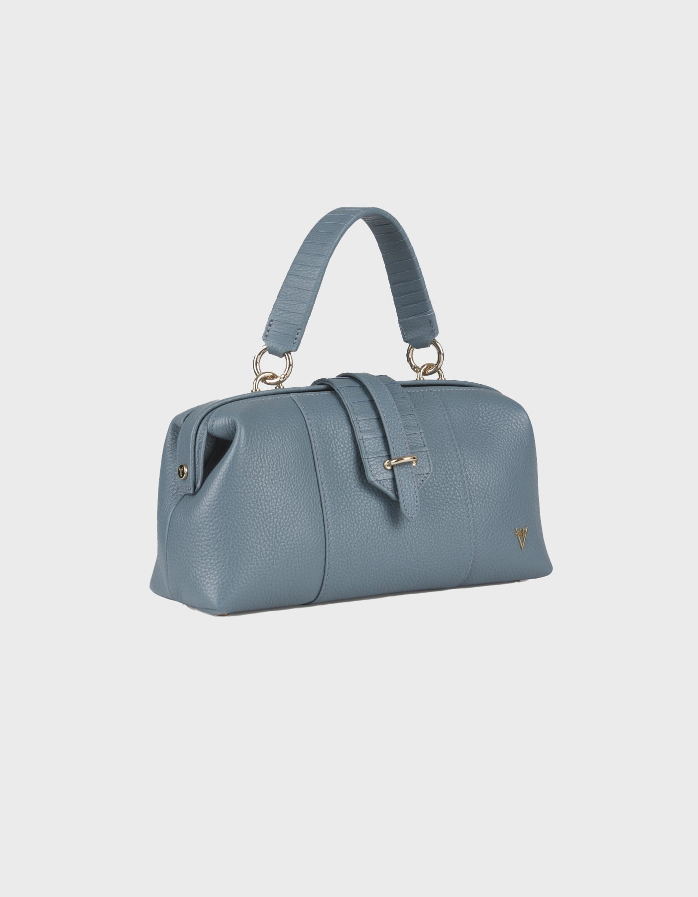 Hiva Atelier | Nubes Doctor Bag Dusty Blue | Beautiful and Versatile Leather Accessories