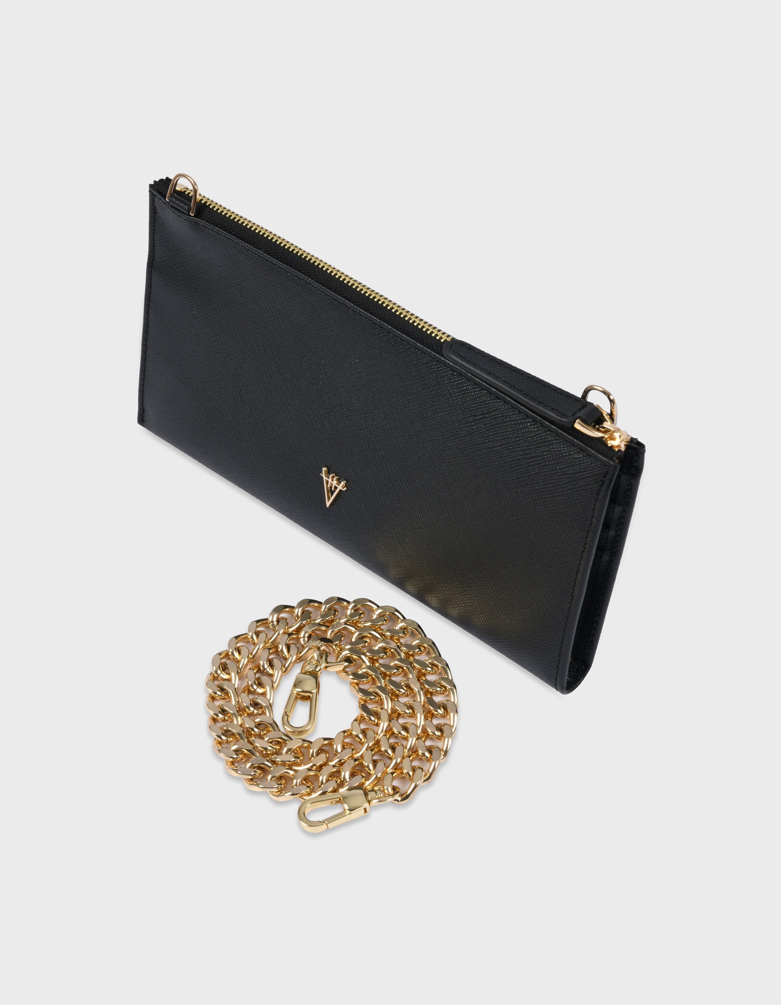 HiVa Atelier | Omnia Chain Bag & Clutch Black | Beautiful and Versatile