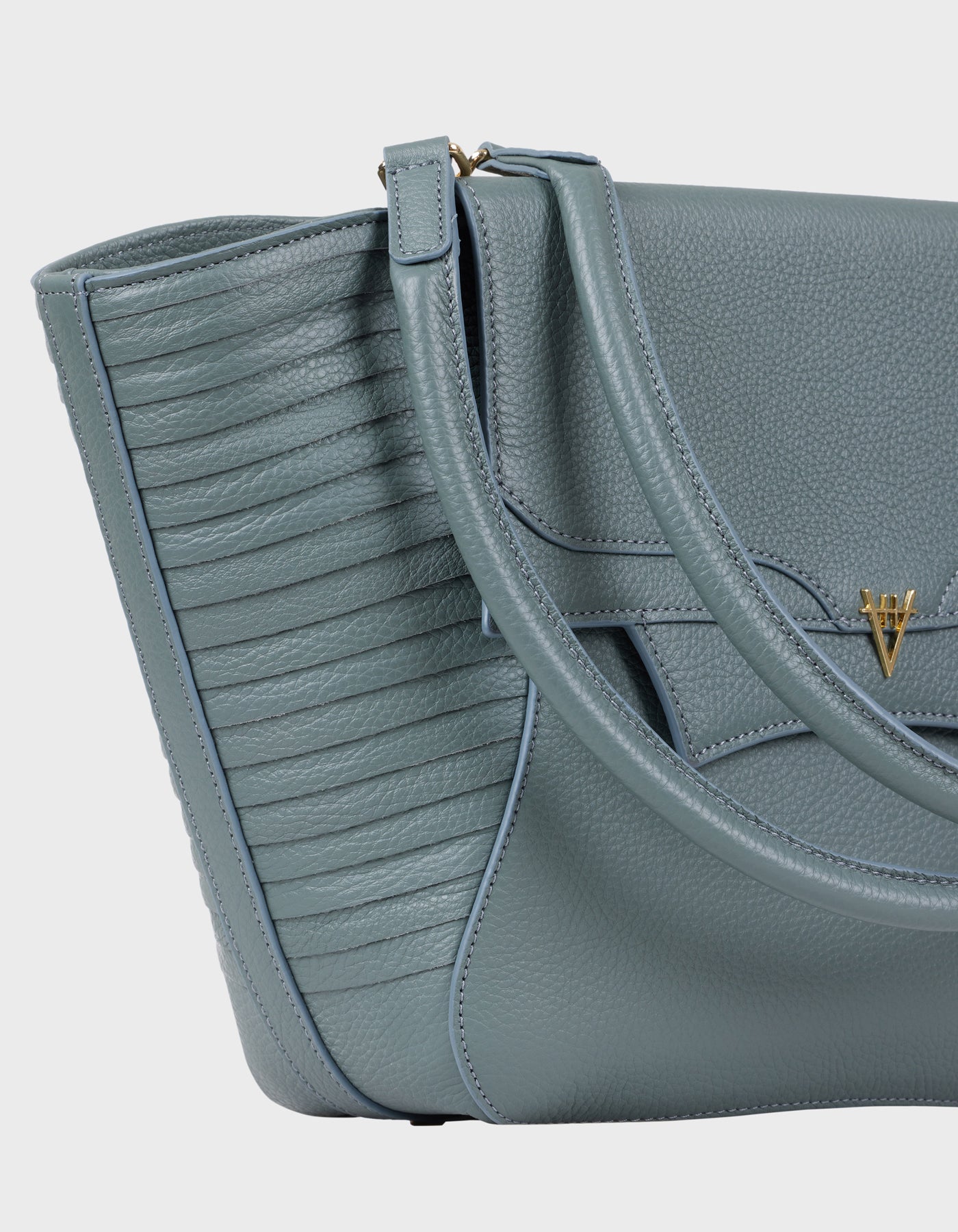 Hiva Atelier | Orbis Tote Bag Deep Blue | Beautiful and Versatile Leather Accessories