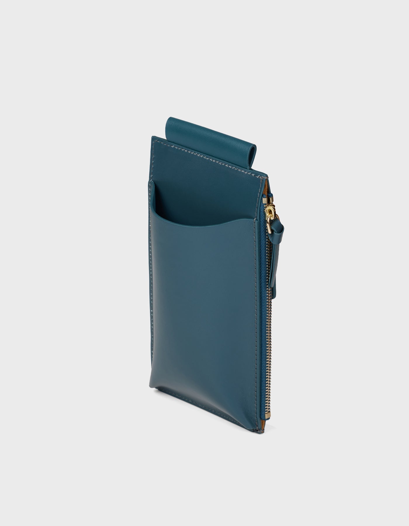 HiVa Atelier | Crossbody Phone Bag Deep Blue | Beautiful and Versatile Leather Accessories