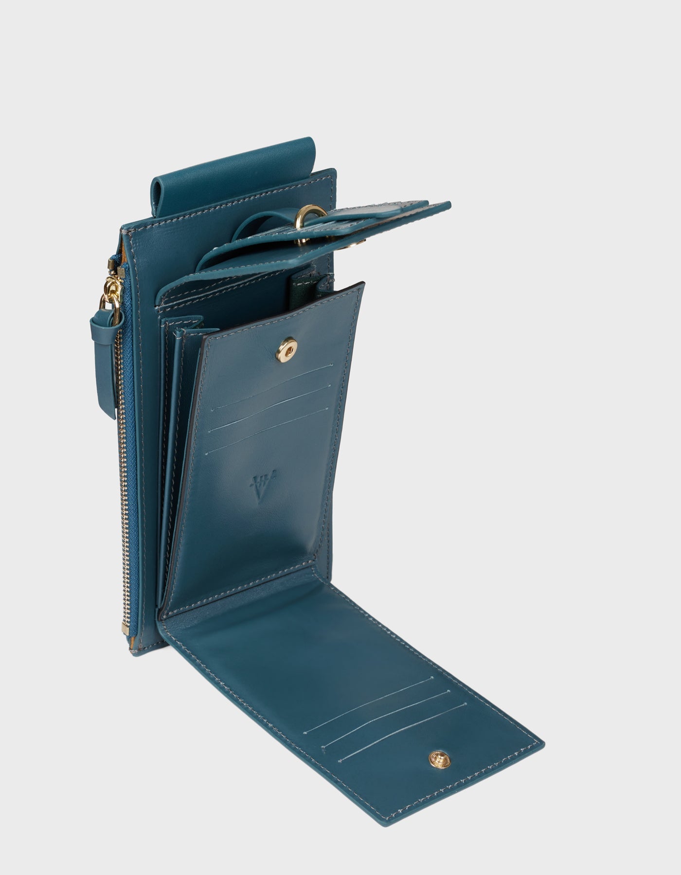 HiVa Atelier | Crossbody Phone Bag Deep Blue | Beautiful and Versatile Leather Accessories