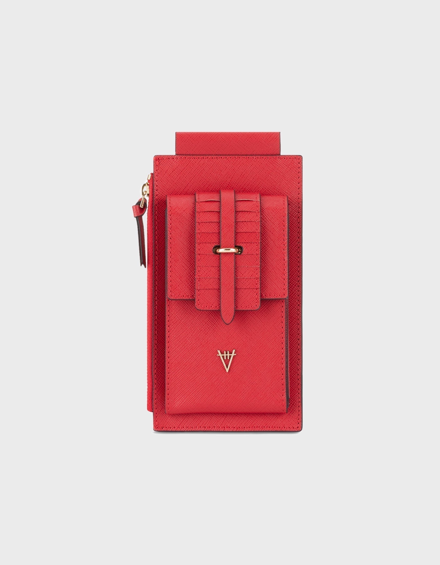 HiVa Atelier | Crossbody Phone Bag Red | Beautiful and Versatile Leather Accessories