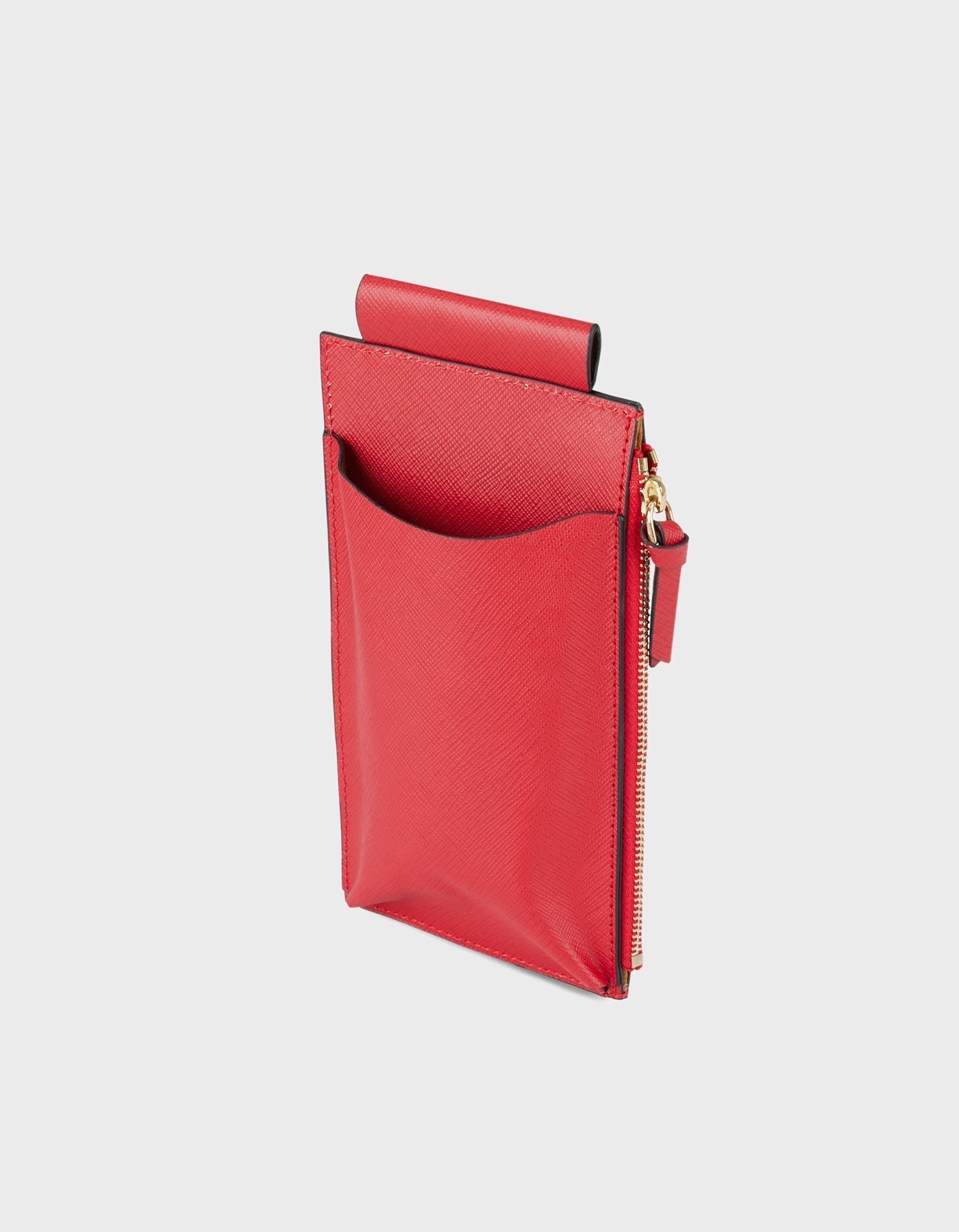 HiVa Atelier | Crossbody Phone Bag Red | Beautiful and Versatile Leather Accessories