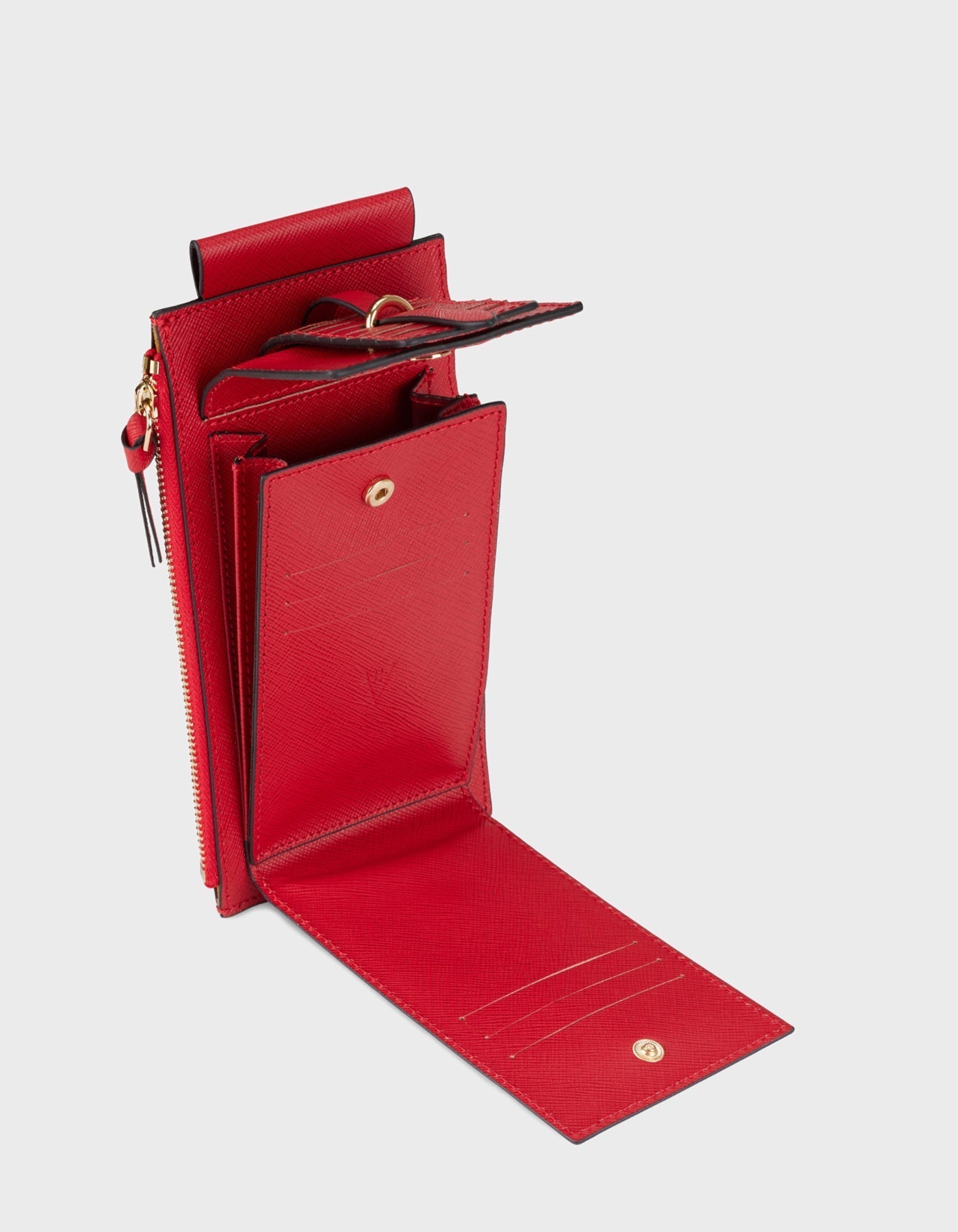 HiVa Atelier | Crossbody Phone Bag Red | Beautiful and Versatile Leather Accessories