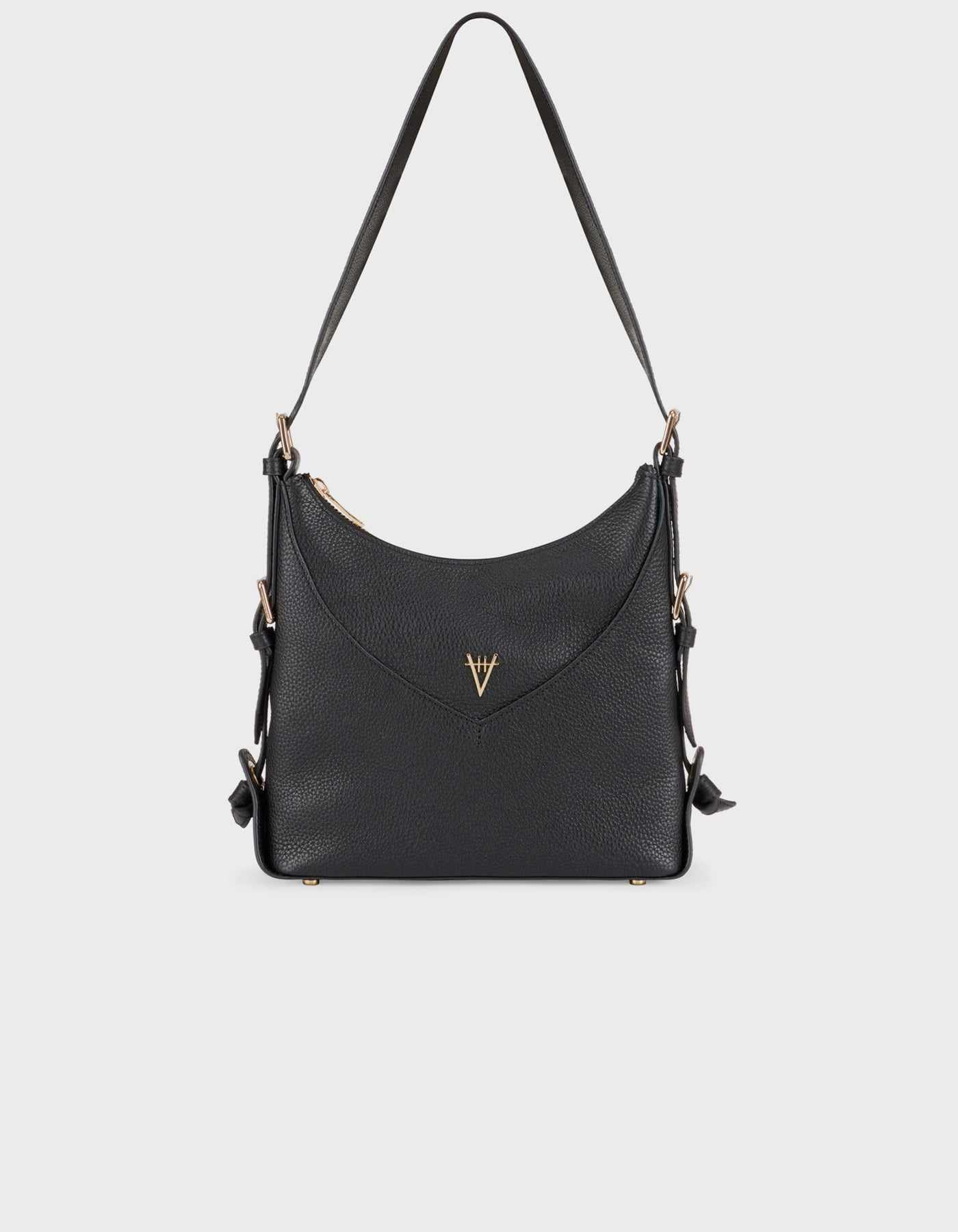 Hiva Atelier | Safari Shoulder Bag Black | Beautiful and Versatile Leather Accessories