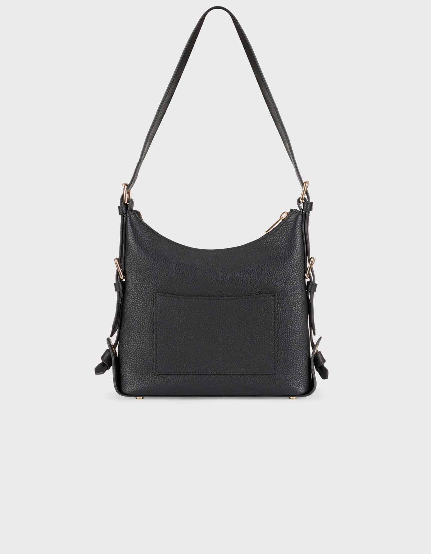 Hiva Atelier | Safari Shoulder Bag Black | Beautiful and Versatile Leather Accessories