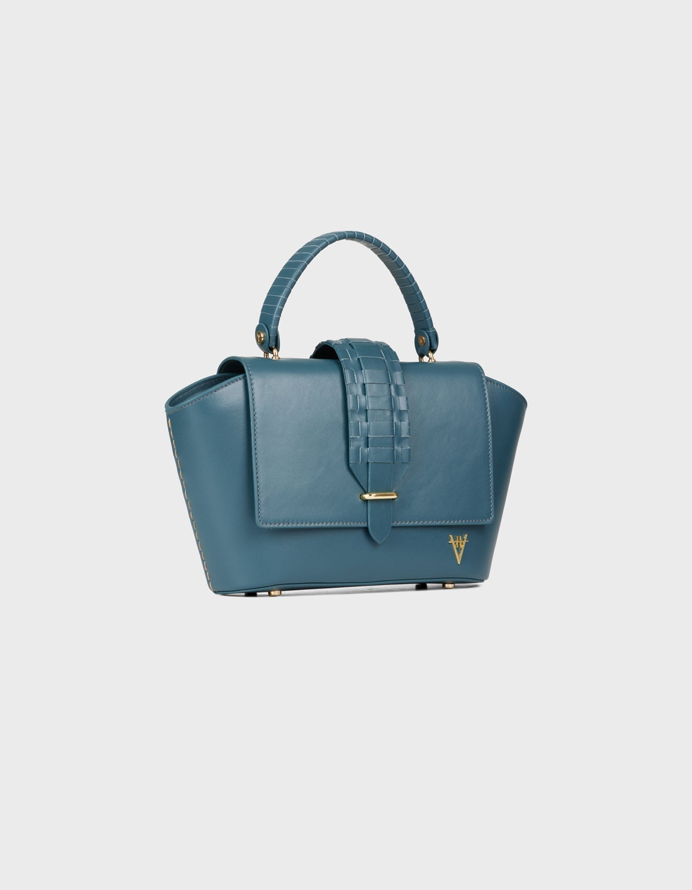 HiVa Atelier | Ventus Shoulder Bag Deep Blue | Beautiful and Versatile Leather Accessories