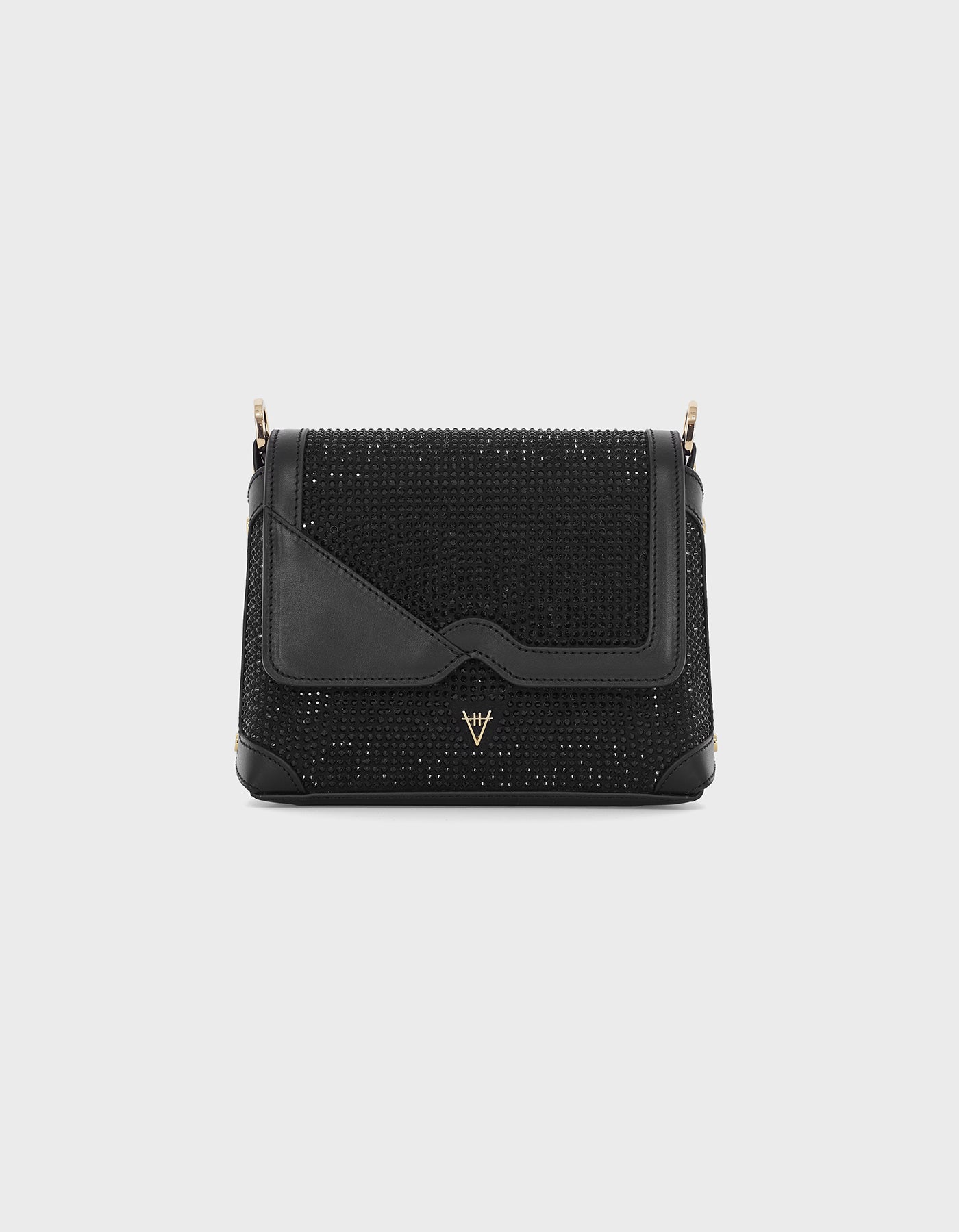 HiVa Atelier | Mini Mare Shoulder Bag Black Crystal - Embellished | Beautiful and Versatile