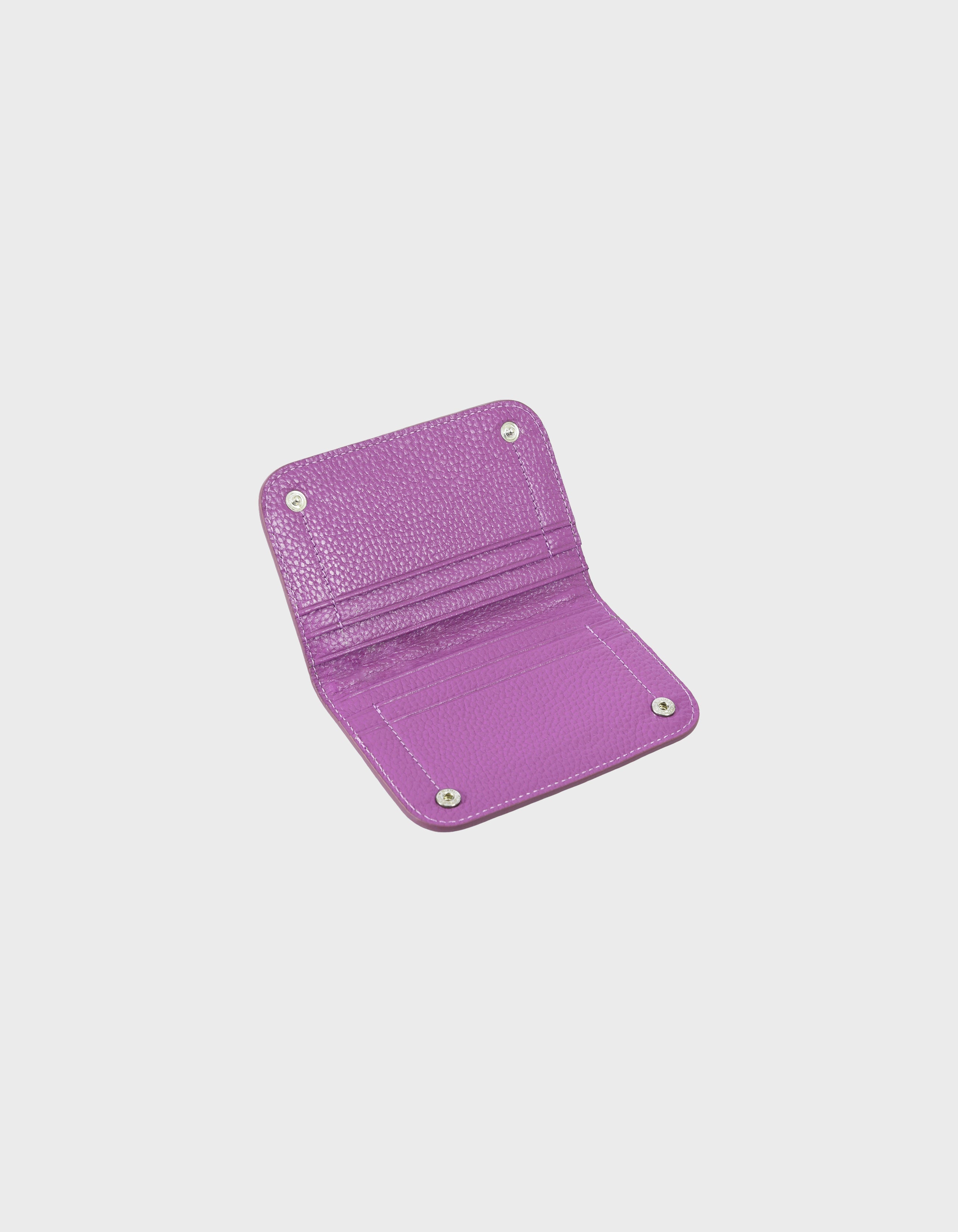 Alae Coin Purse & Card Holder - Purple - HiVa Atelier GmbH